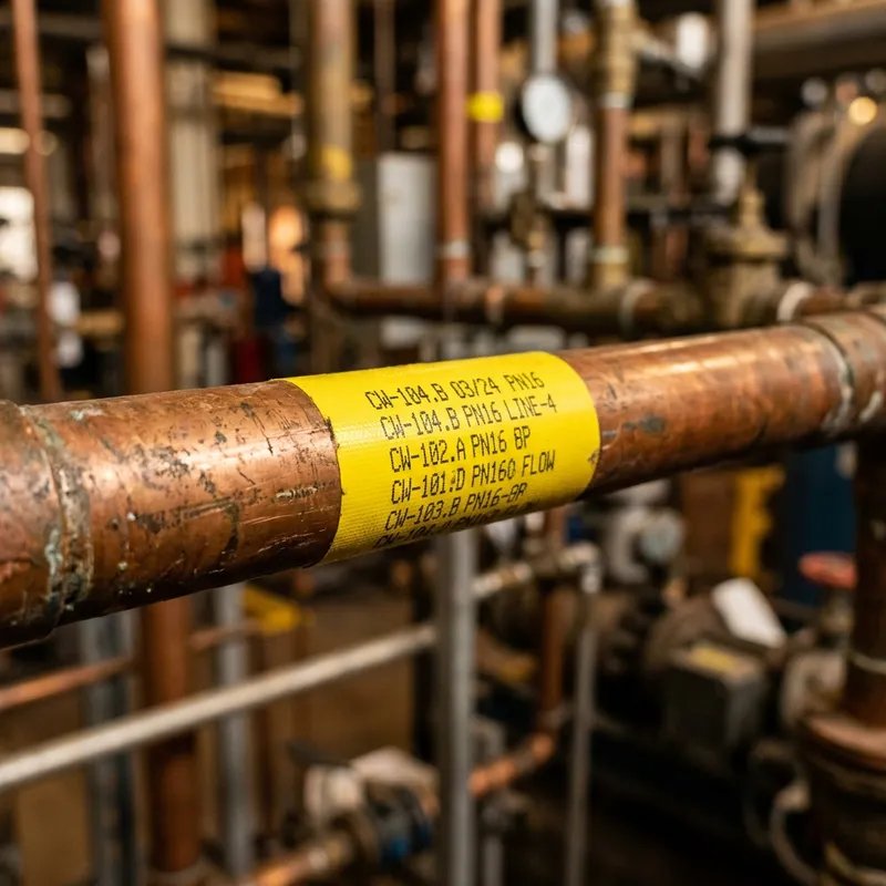 Pipe Identification Tape