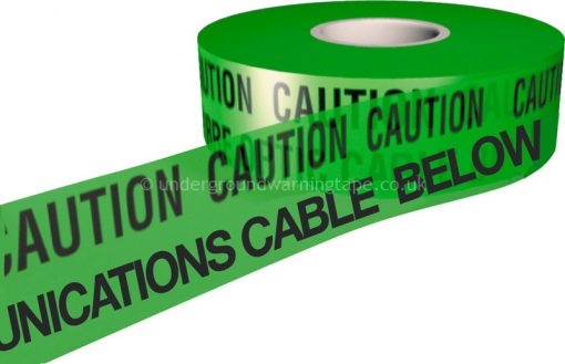 CAUTION COMMUNICATIONS CABLE Warning Tape