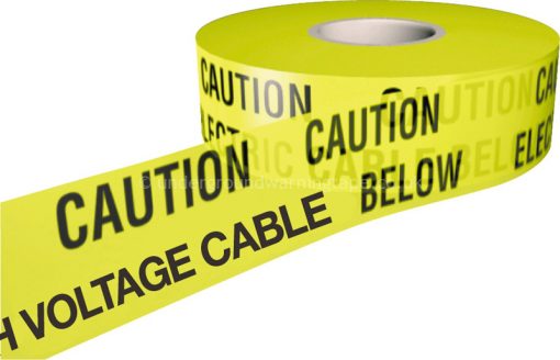 CAUTION LOW VOLTAGE CABLE Warning Tape