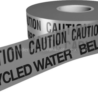 CAUTION GREY / RECYCLED WATER Underground Warning Tape