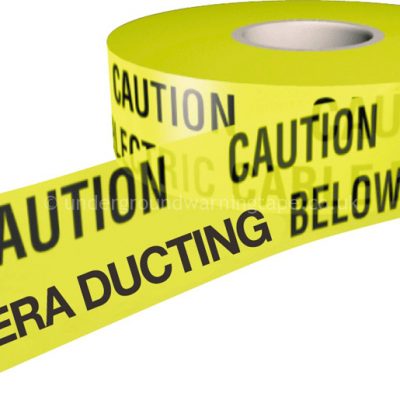 CAUTION SAFETY CAMERA DUCTING Warning Tape