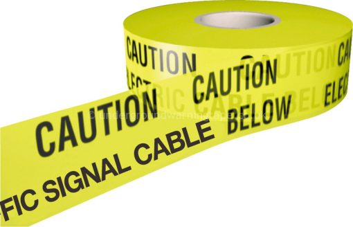 CAUTION TRAFFIC SIGNAL CABLE Warning Tape
